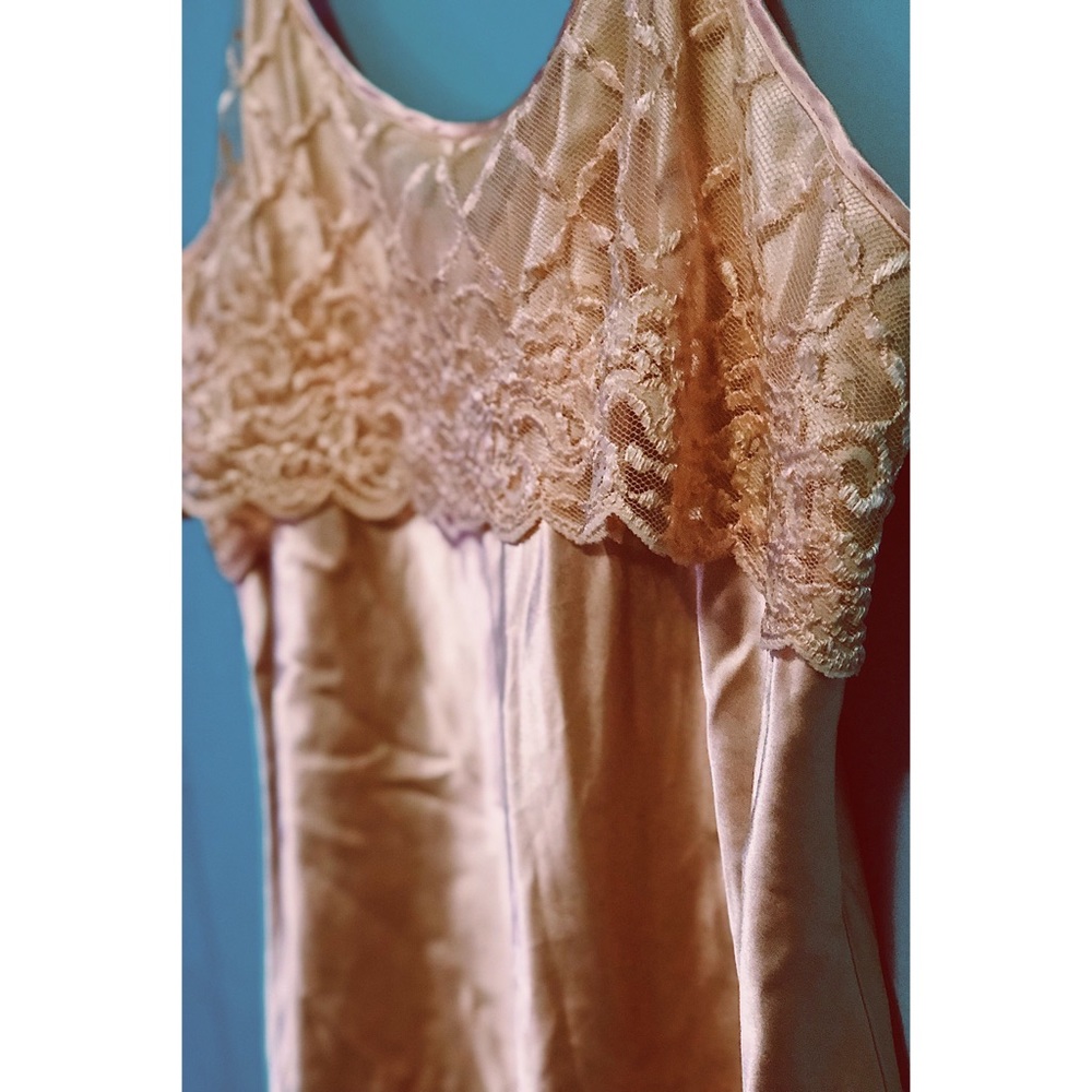 Vintage Intimate Moods Silk Night Gown